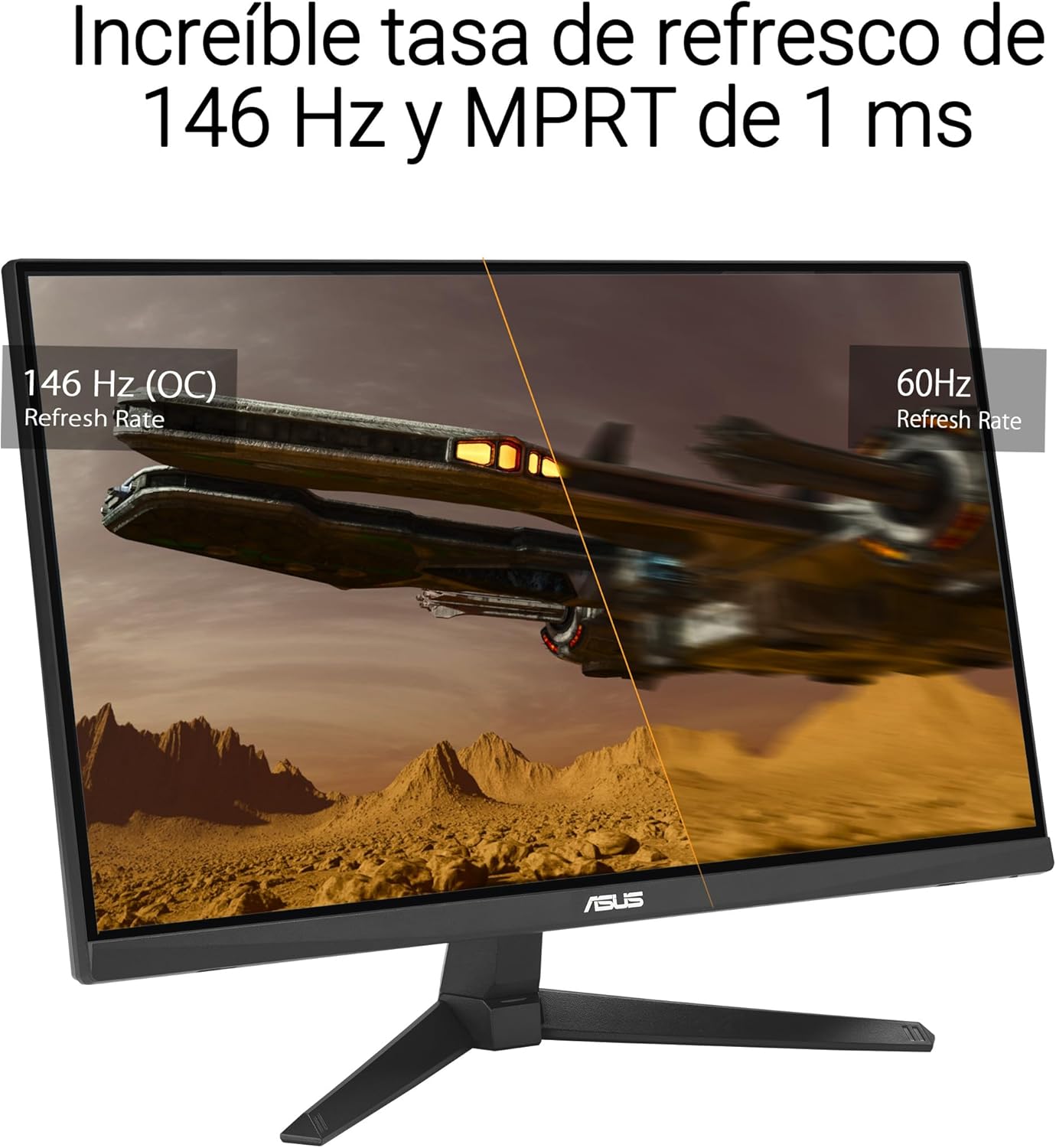 Monitor Gaming Asus TUF Gaming VG279QE5A 27"/ Full HD/ 1ms/ 144Hz/ IPS/ Multimédia/ Ajustável em Altura/ Preto - Imagem 3