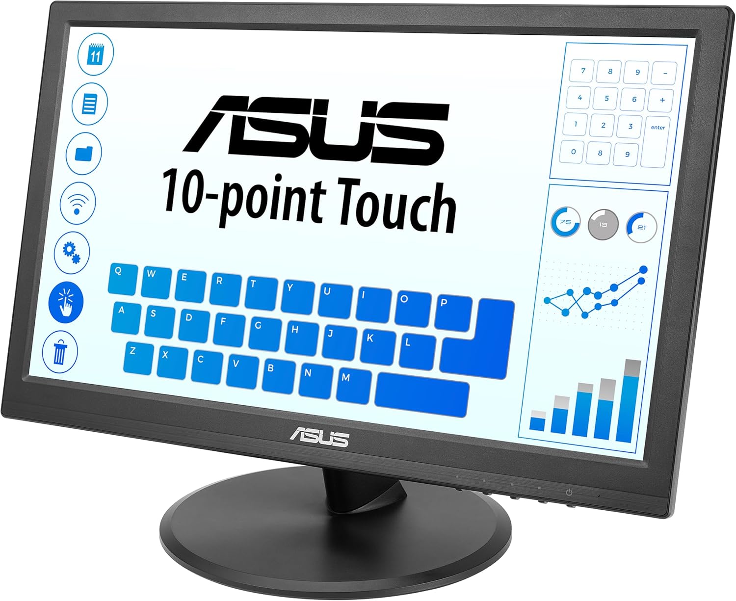 Monitor Profissional Tátil Asus VT169HE 15.6"/ Full HD/ Preto - Imagem 15