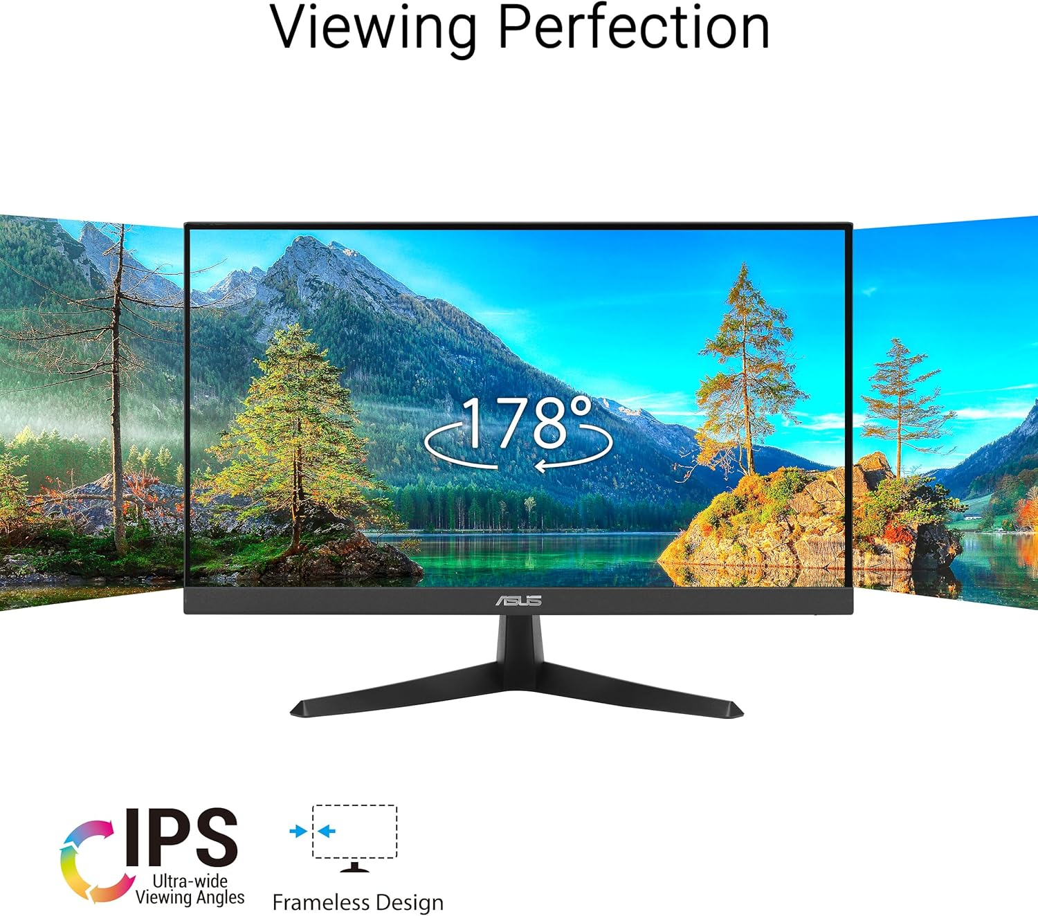 Monitor Gaming Asus VY229HF 21.45"/ Full HD/ 1ms/ 100Hz/ IPS/ Preto - Imagem 2