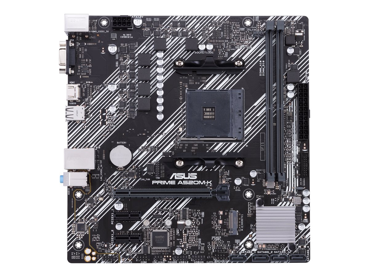 Motherboard Asus Prime A520M-K Socket AM4/ DDR4/ PCIe 3.0/ Micro ATX