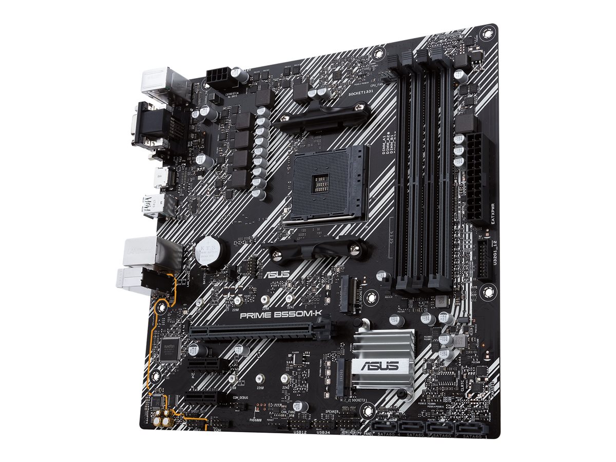 Motherboard Asus Prime B550M-K Socket AM4/ DDR4/ PCIe 4.0/ Micro ATX - Imagem 2