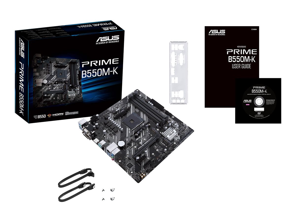 Motherboard Asus Prime B550M-K Socket AM4/ DDR4/ PCIe 4.0/ Micro ATX - Imagem 5