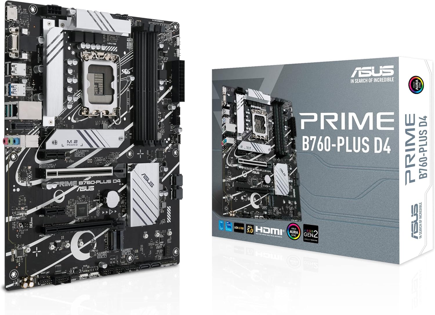 Motherboard Asus PRIME B760-PLUS D4 Socket 1700/ DDR4/ PCIe 5.0