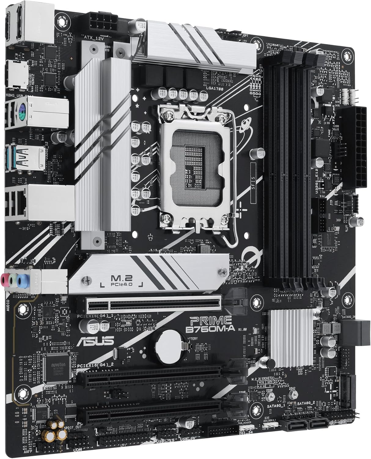 Motherboard Asus PRIME B760M-A-CSM Socket 1700/ DDR5/ PCIe 4.0/ Micro ATX - Imagem 3