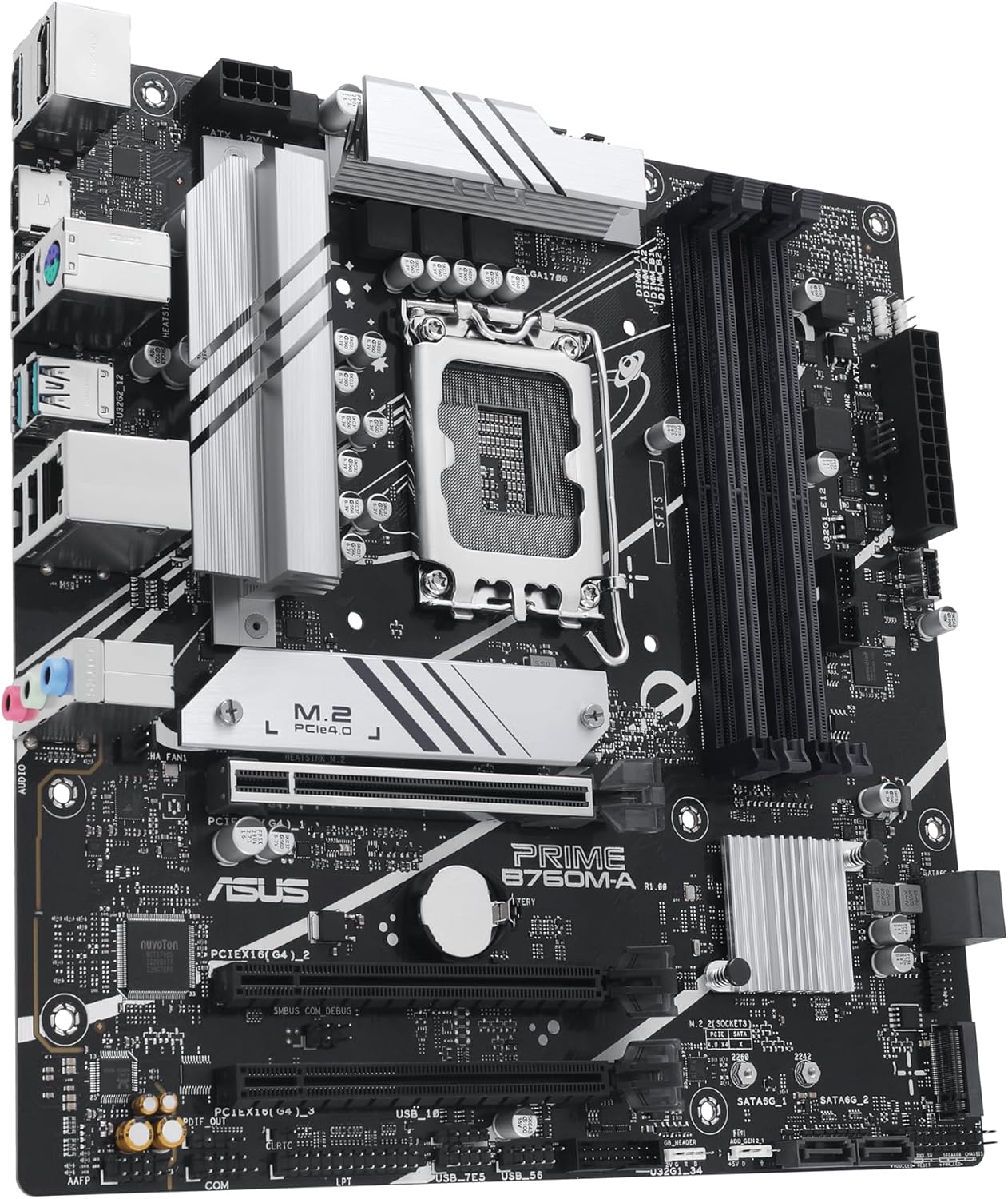 Motherboard Asus PRIME B760M-A-CSM Socket 1700/ DDR5/ PCIe 4.0/ Micro ATX - Imagem 4