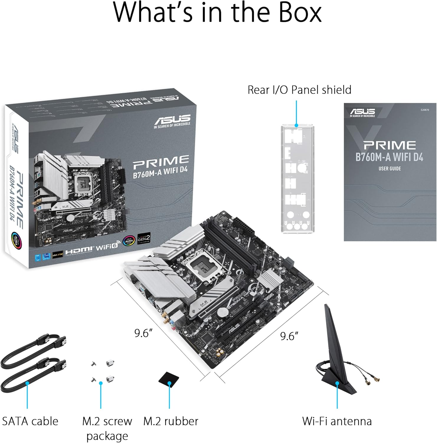 Motherboard Asus PRIME B760M-A WIFI D4 Socket 1700/ DDR4/ PCIe 4.0/ Micro ATX - Imagem 6