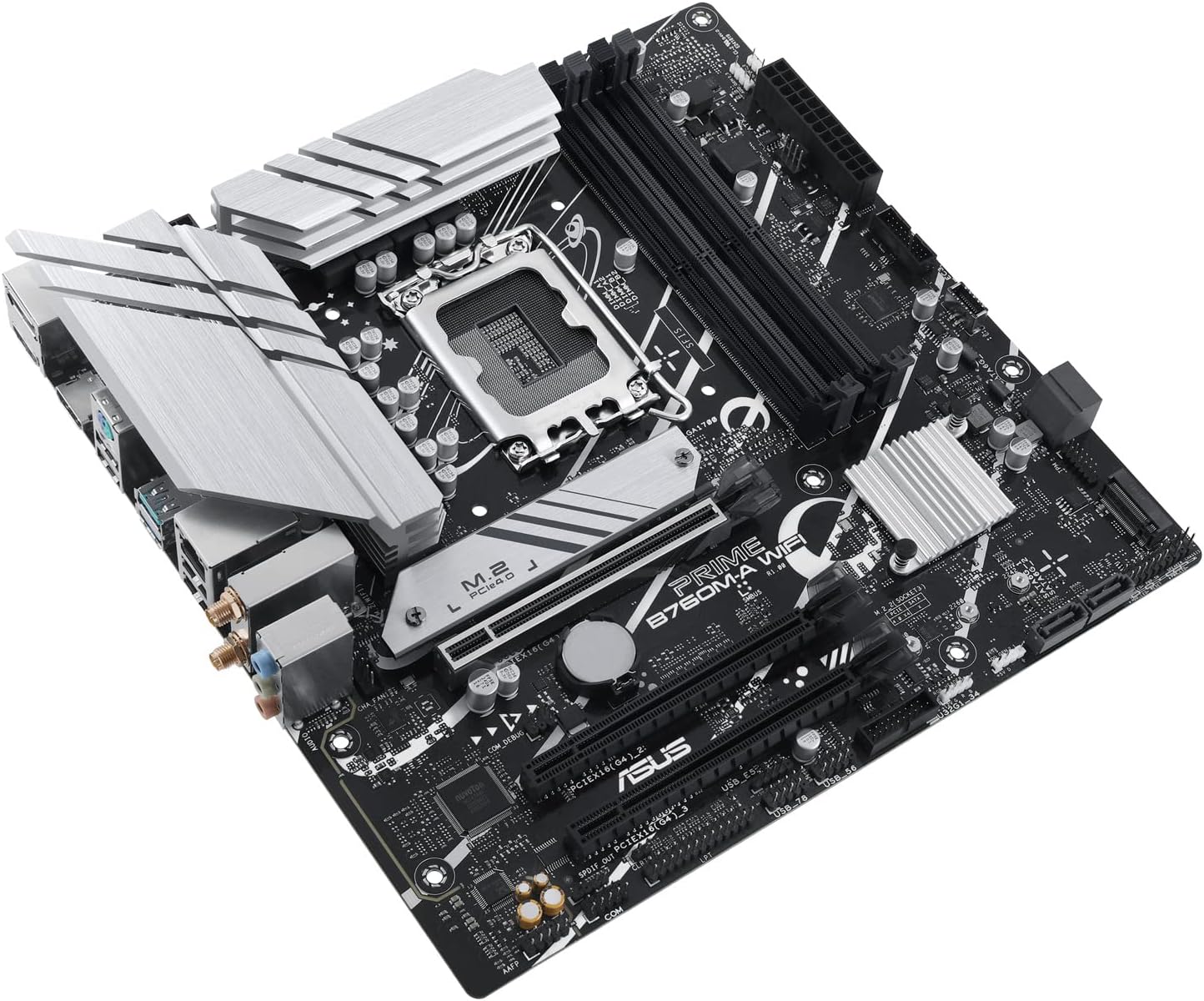 Motherboard Asus PRIME B760M-A WIFI Socket 1700/ DDR5/ PCIe 4.0/ Micro ATX - Imagem 5