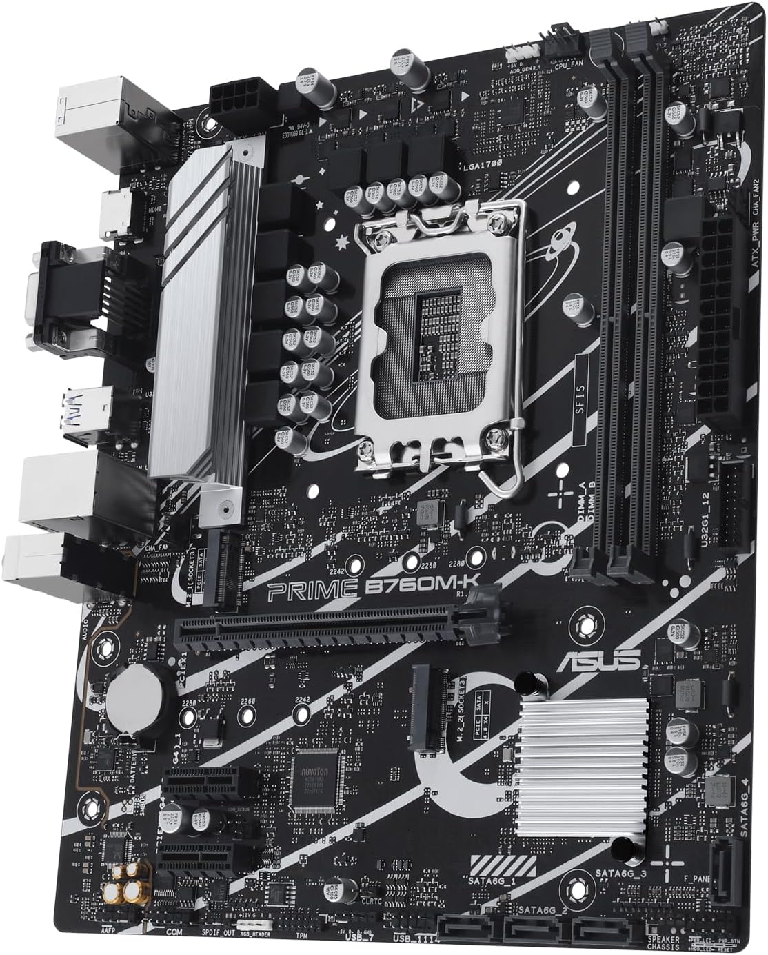 Motherboard Asus PRIME B760M-K Socket 1700/ DDR5/ PCIe 4.0/ Micro ATX - Imagem 4