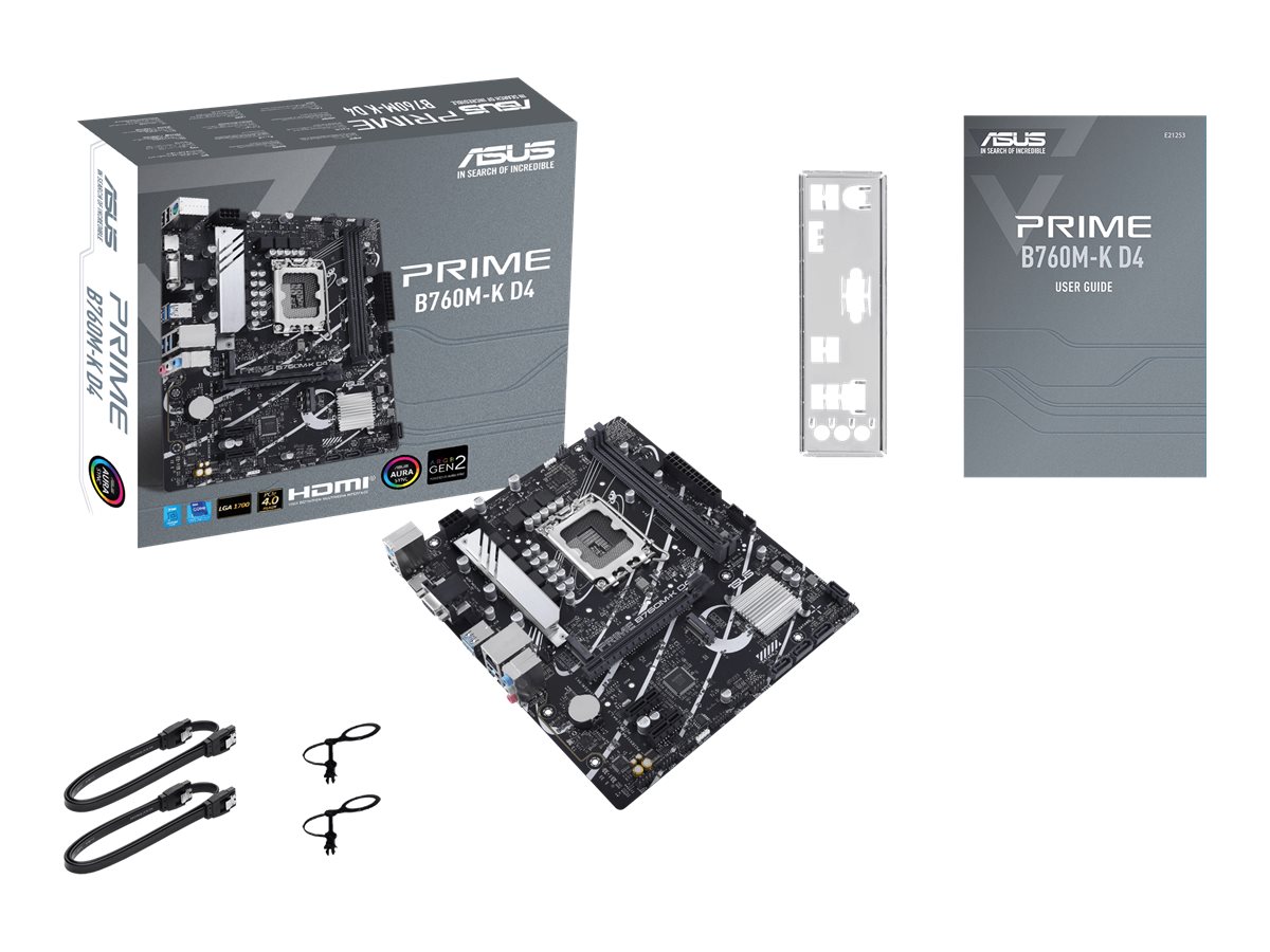 Motherboard Asus PRIME B760M-K D4 Socket 1700/ DDR4/ PCIe 4.0/ Micro ATX - Imagem 6