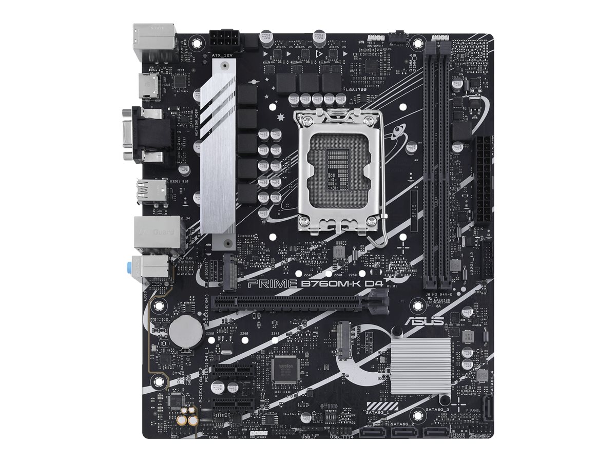 Motherboard Asus PRIME B760M-K D4 Socket 1700/ DDR4/ PCIe 4.0/ Micro ATX - Imagem 5