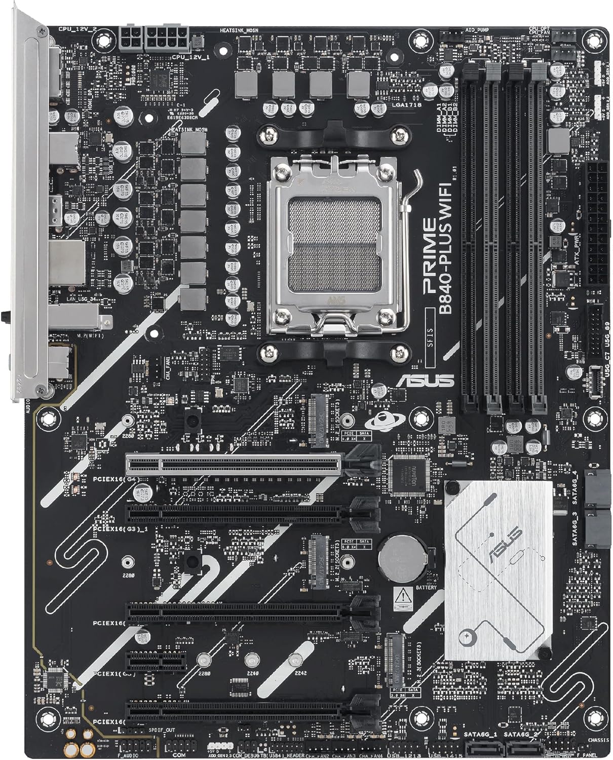 Motherboard Asus PRIME B840-PLUS WIFI Socket AM5/ DDR5/ PCIe 4.0 - Imagem 8