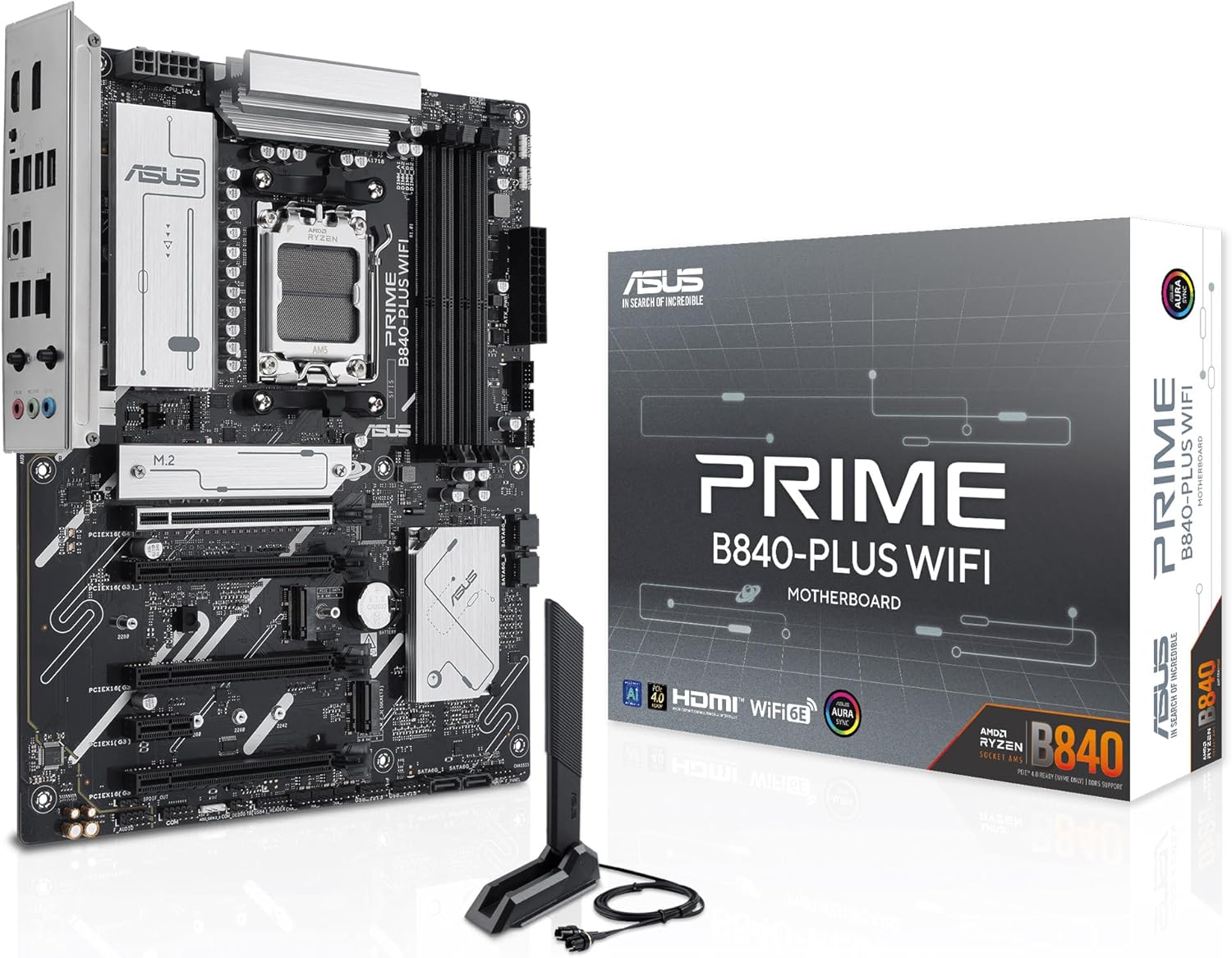 Motherboard Asus PRIME B840-PLUS WIFI Socket AM5/ DDR5/ PCIe 4.0