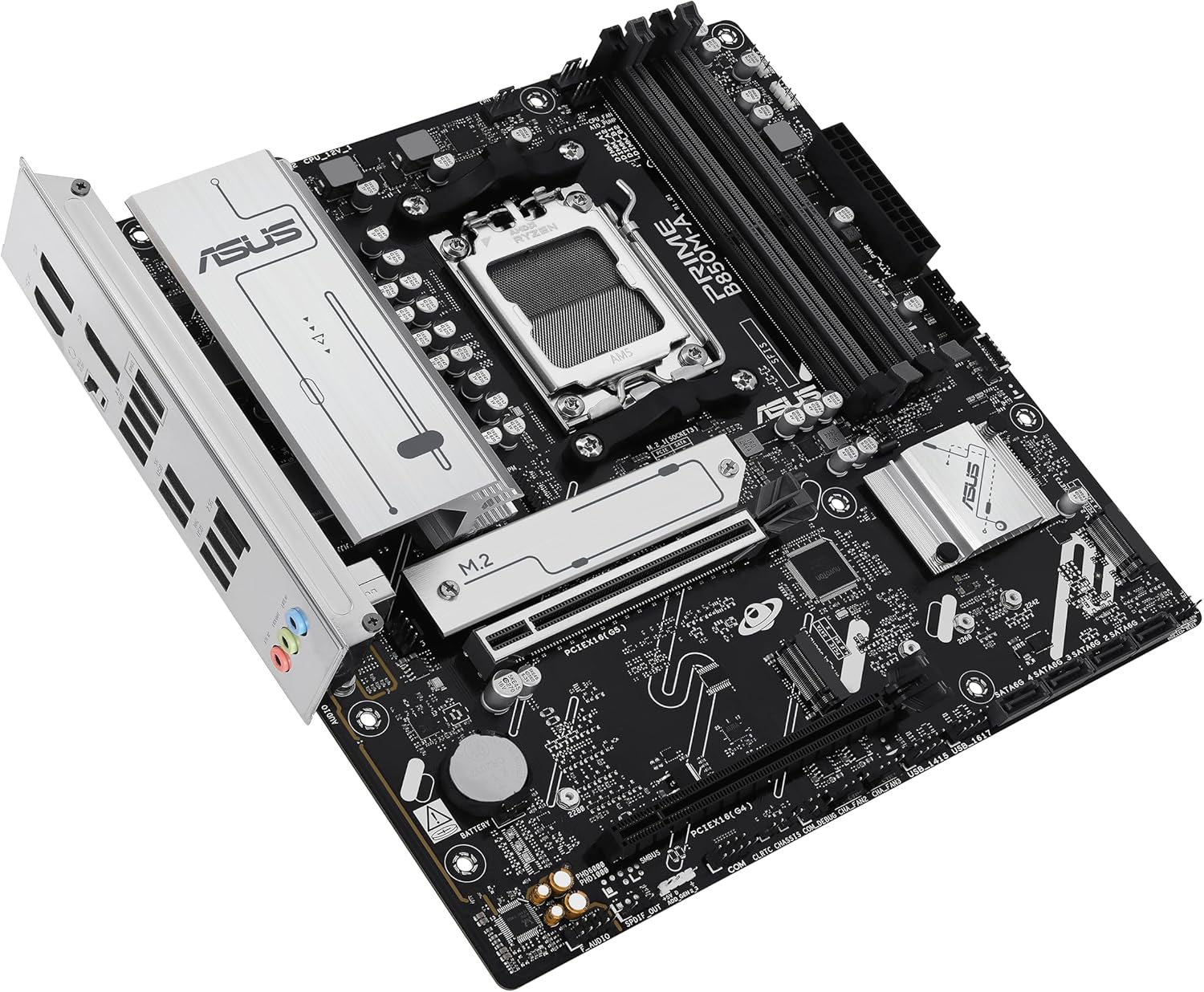Motherboard Asus PRIME B850M-A-CSM Socket AM5/ DDR5/ PCIe 5.0/ Micro ATX - Imagem 4