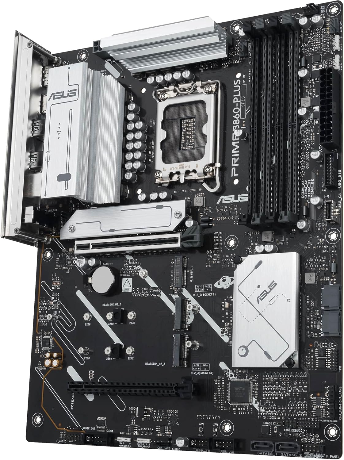 Motherboard Asus PRIME B860-PLUS CSM Socket 1851/ DDR5/ PCIe 5.0 - Imagem 4