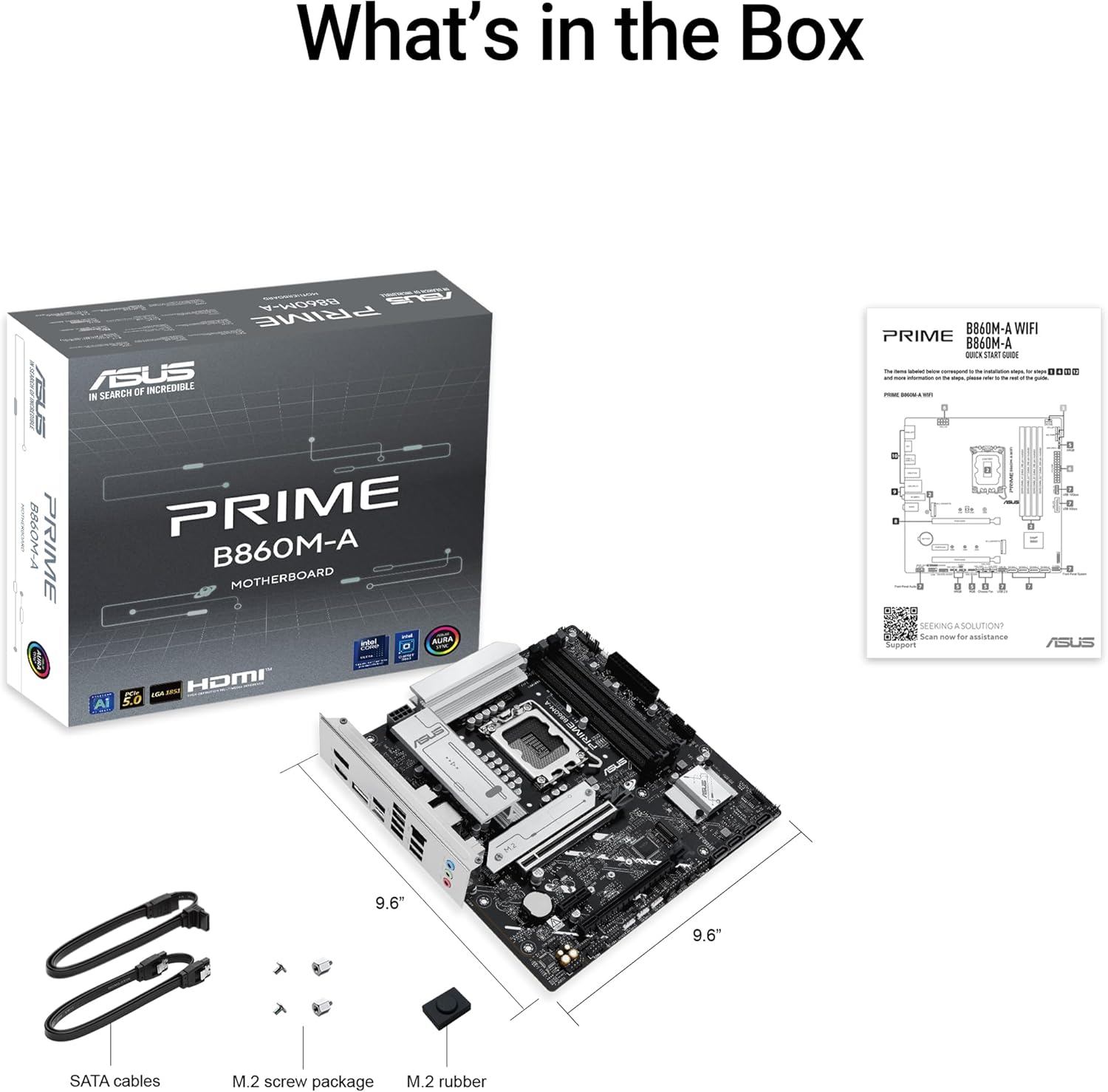 Motherboard Asus PRIME B860M-A CSM Socket 1851/ DDR5/ PCIe 5.0/ Micro ATX - Imagem 6