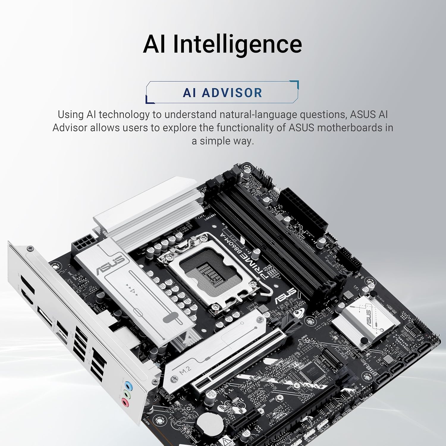 Motherboard Asus PRIME B860M-A CSM Socket 1851/ DDR5/ PCIe 5.0/ Micro ATX - Imagem 2