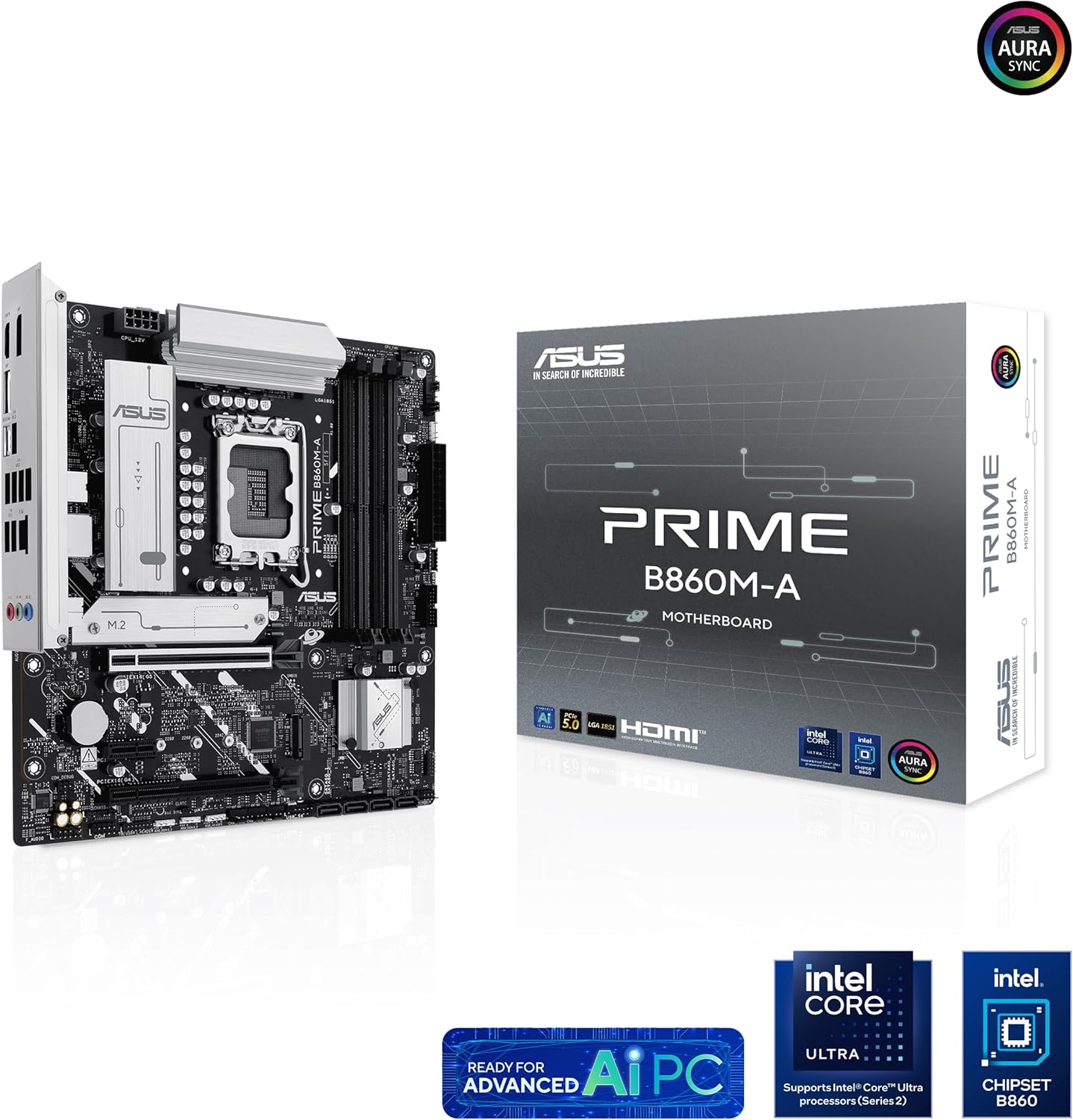 Motherboard Asus PRIME B860M-A CSM Socket 1851/ DDR5/ PCIe 5.0/ Micro ATX - Imagem 7
