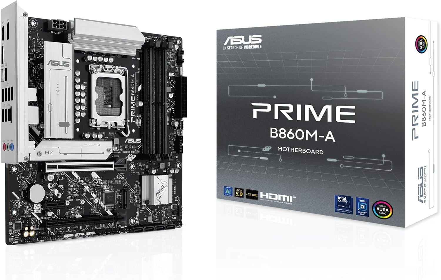 Motherboard Asus PRIME B860M-A CSM Socket 1851/ DDR5/ PCIe 5.0/ Micro ATX