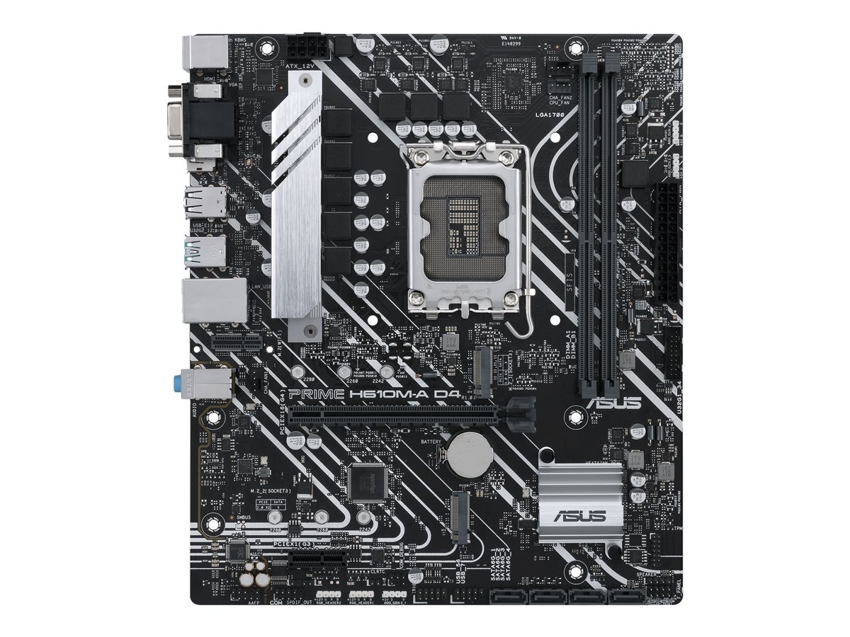 Motherboard Asus Prime H610M-A D4-CSM/ Socket 1700/ DDR5/ PCIe 4.0/ Micro ATX - Imagem 3