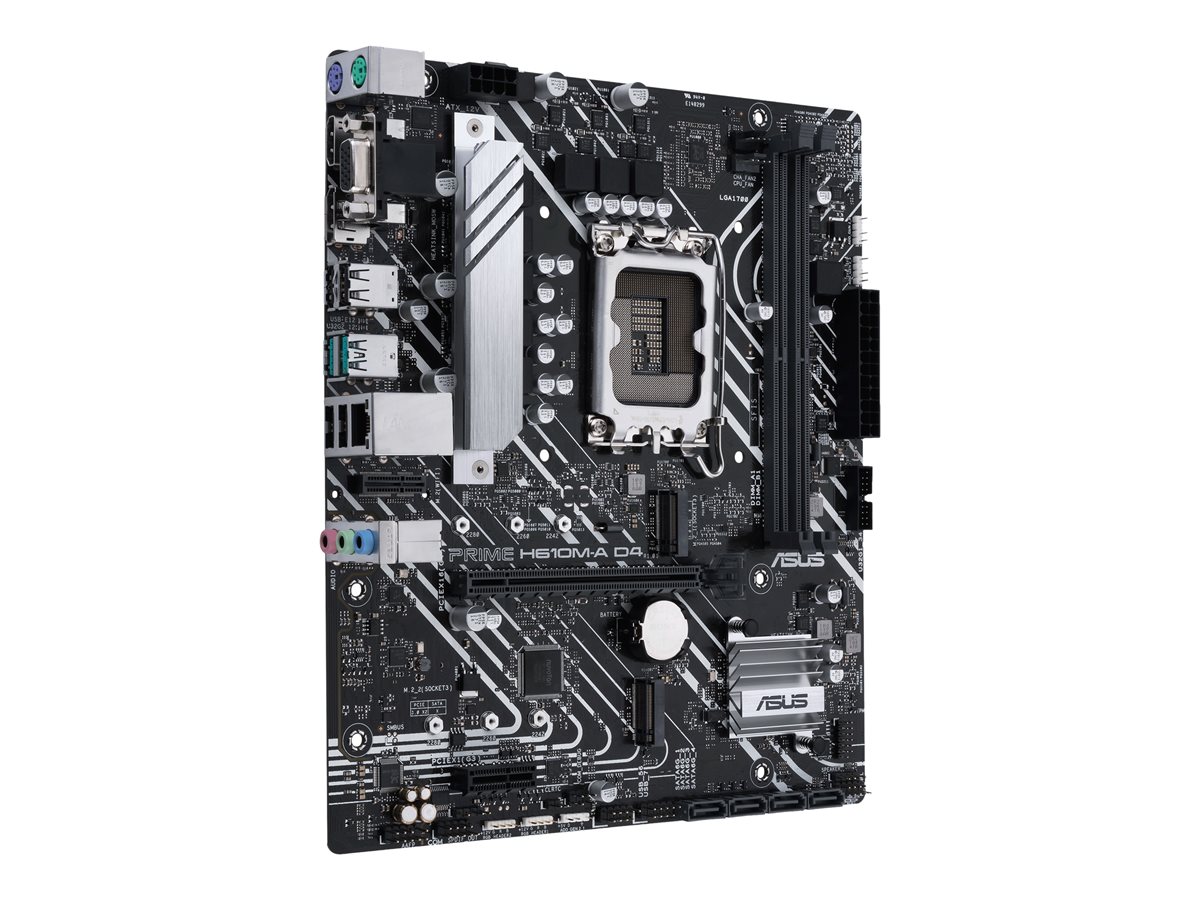 Motherboard Asus Prime H610M-A D4-CSM/ Socket 1700/ DDR5/ PCIe 4.0/ Micro ATX - Imagem 4