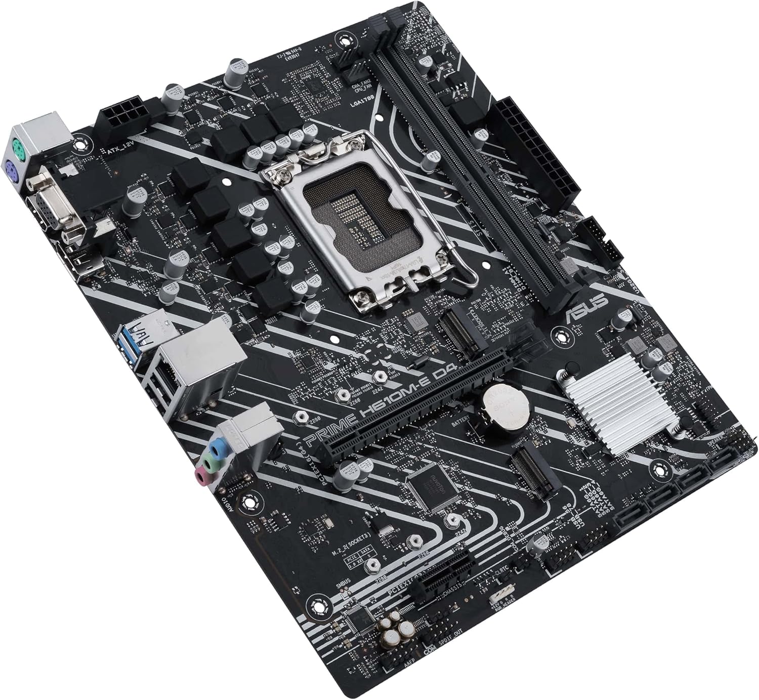 Motherboard Asus Prime H610M-E D4-CSM/ Socket 1700/ DDR5/ PCIe 4.0/ Micro ATX - Imagem 4