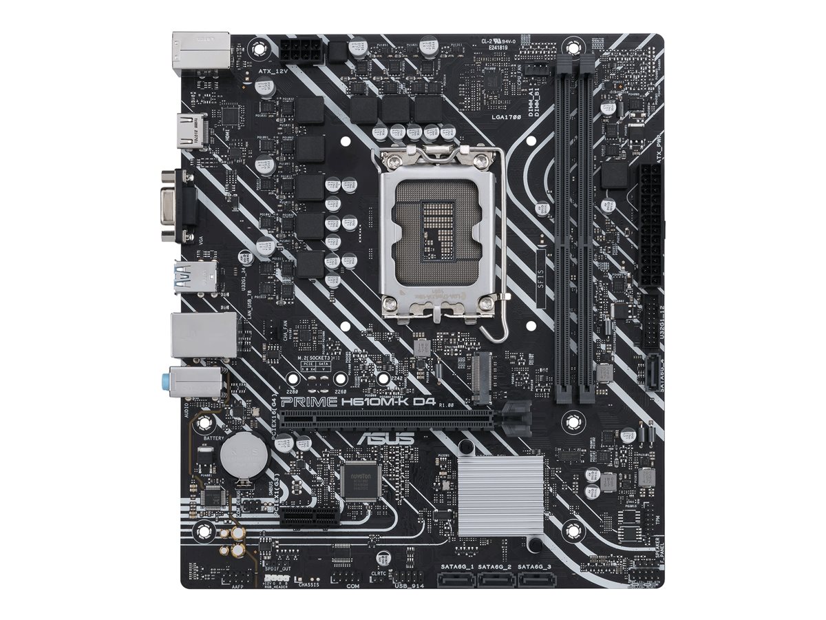Motherboard Asus Prime H610M-K D4/ Socket 1700/ DDR4/ PCIe 4.0/ Micro ATX - Imagem 3