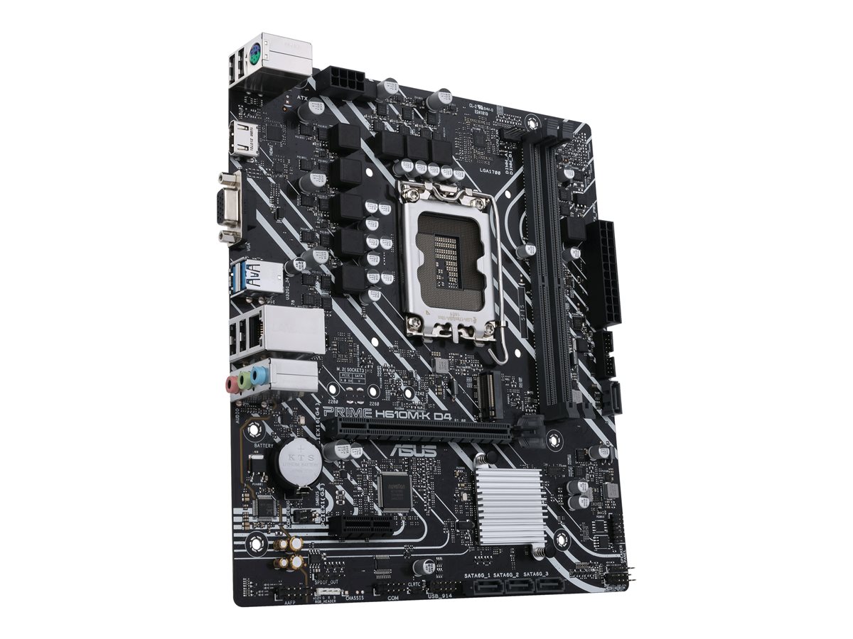 Motherboard Asus Prime H610M-K D4/ Socket 1700/ DDR4/ PCIe 4.0/ Micro ATX - Imagem 2
