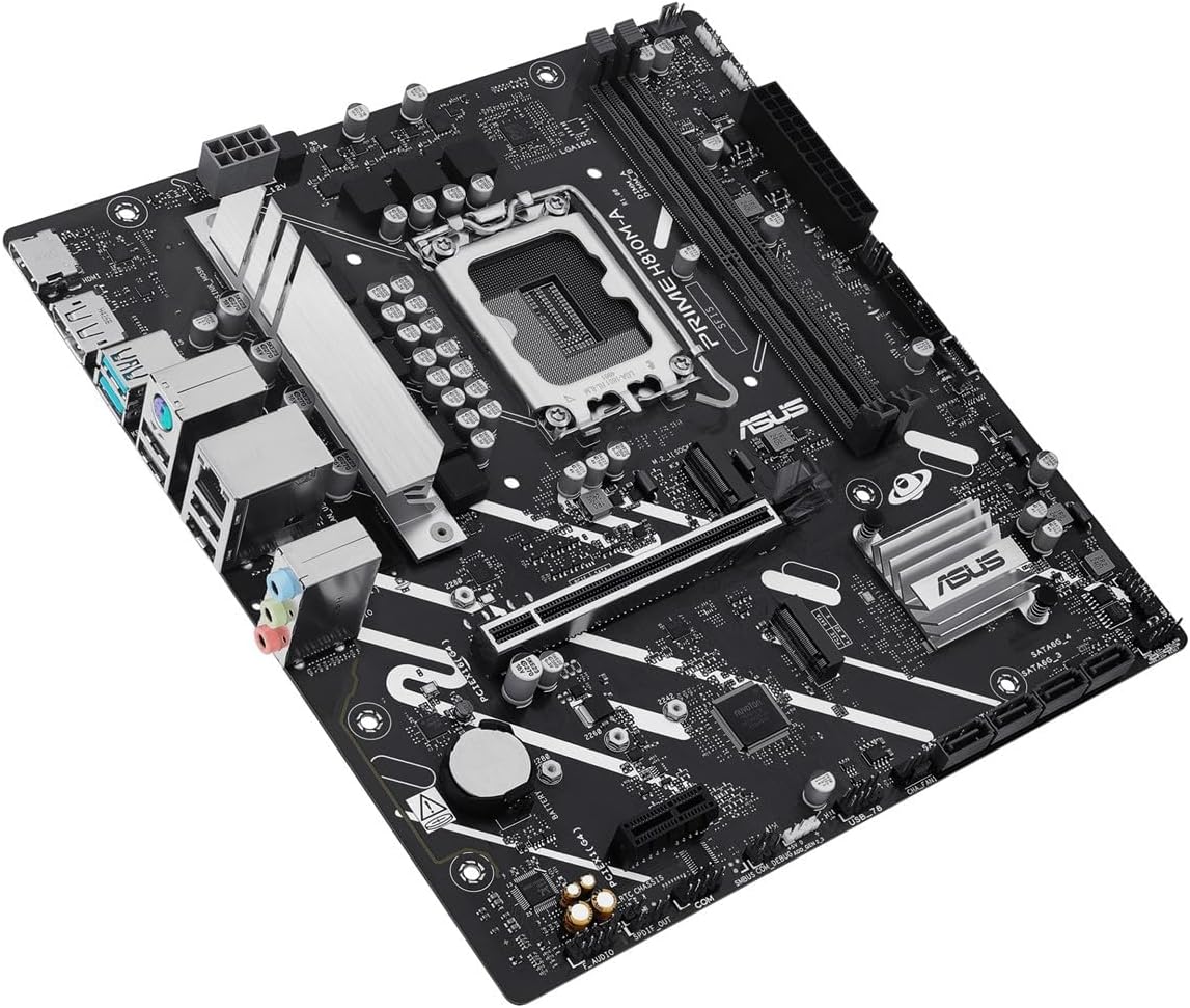 Motherboard Asus PRIME H810M-A-CSM Socket 1851/ DDR5/ PCIe 4.0/ Micro ATX - Imagem 3
