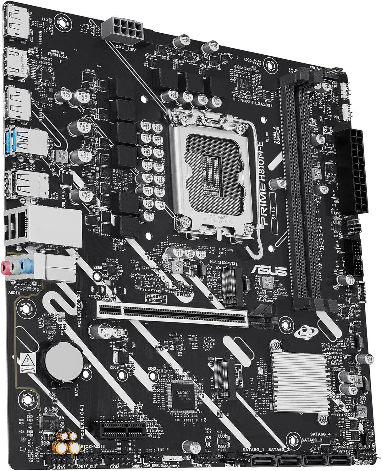 Motherboard Asus Prime H810M-E-CSM/ Socket 1851/ DDR5/ PCIe 4.0/ Micro ATX - Imagem 5