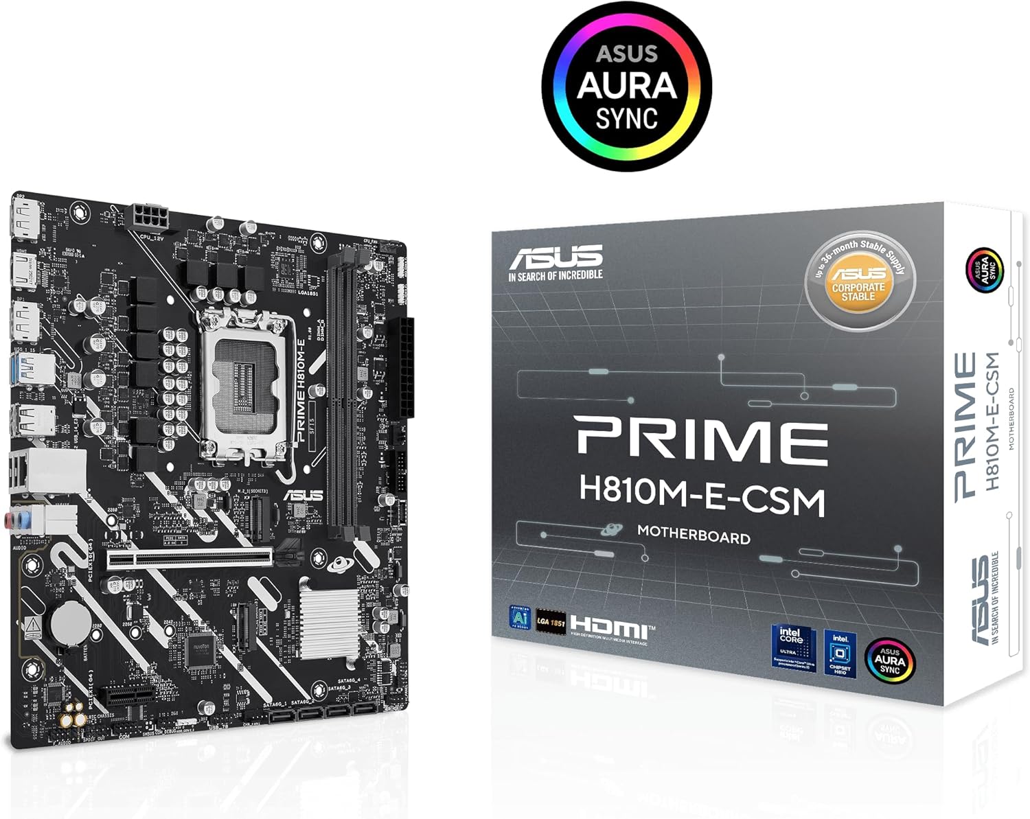 Motherboard Asus Prime H810M-E-CSM/ Socket 1851/ DDR5/ PCIe 4.0/ Micro ATX - Imagem 9