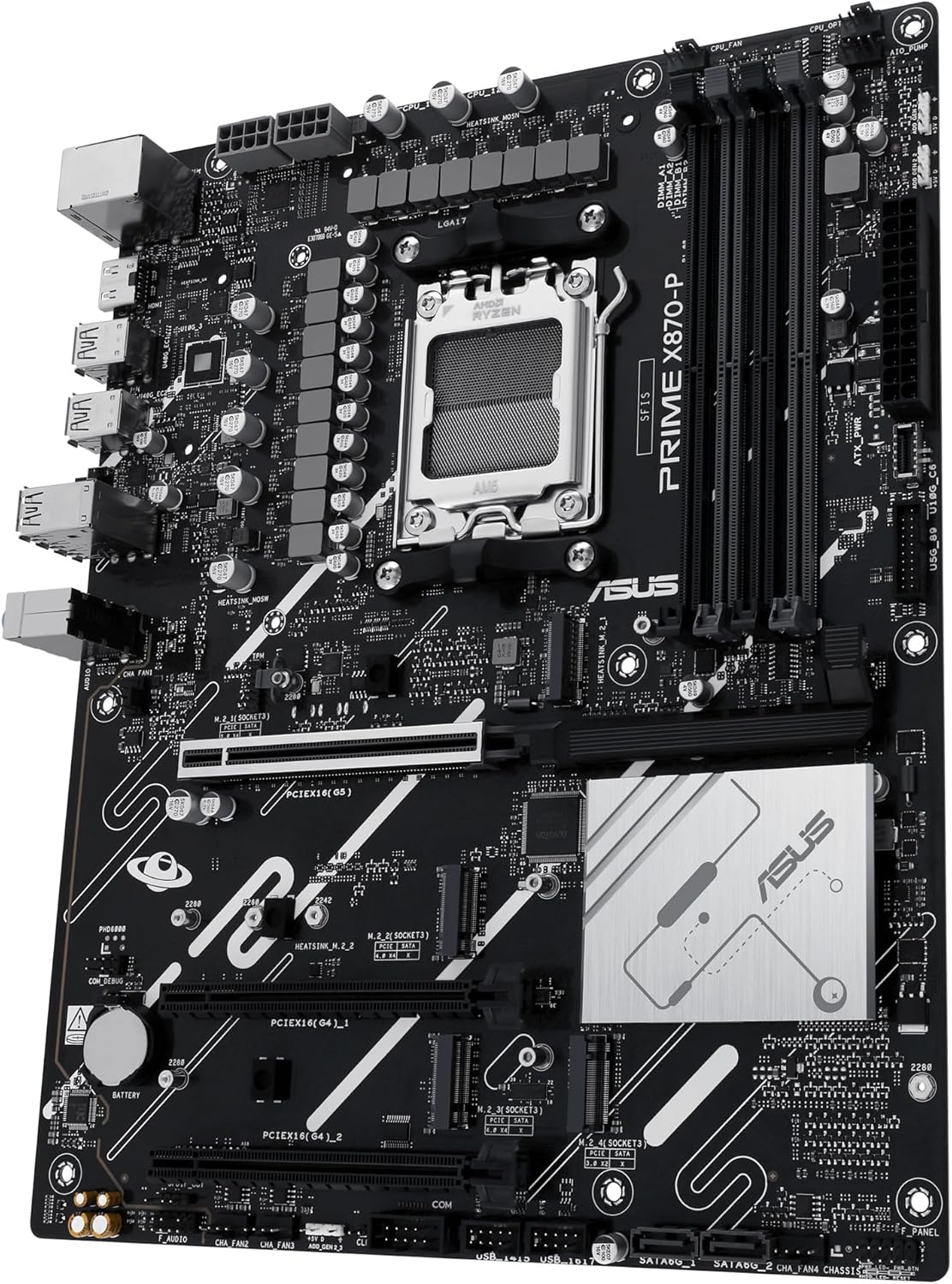 Motherboard Asus Prime X870-P/ Socket AM5/ DDR5/ PCIe 5.0 - Imagem 9