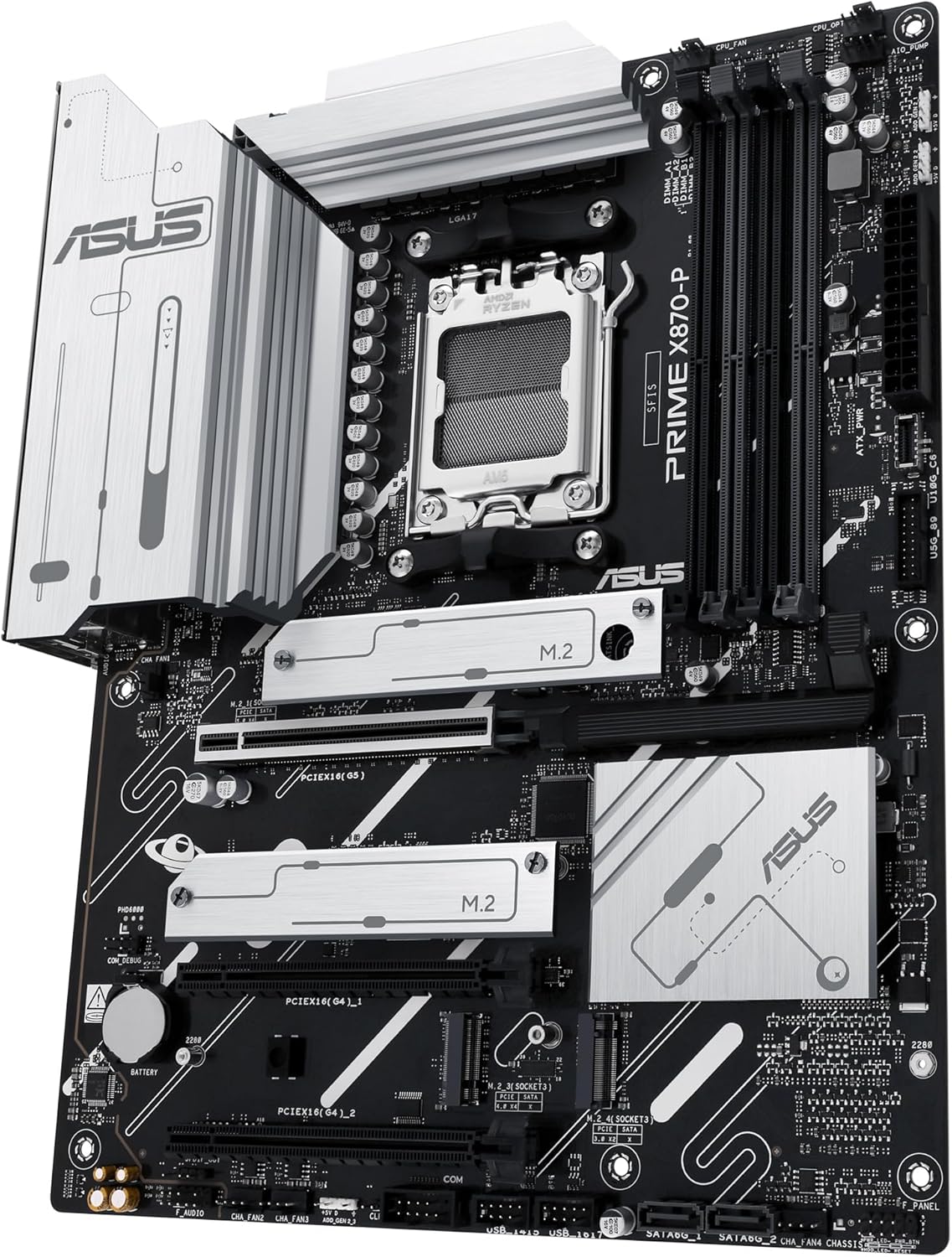 Motherboard Asus Prime X870-P/ Socket AM5/ DDR5/ PCIe 5.0 - Imagem 6