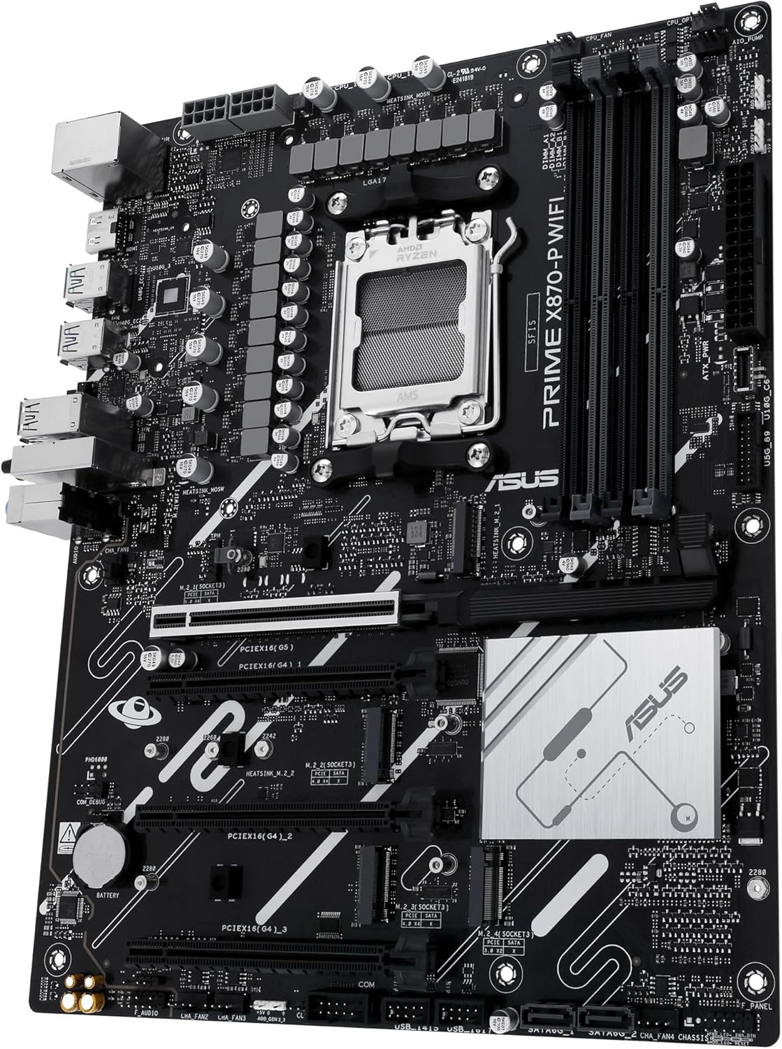 Motherboard Asus Prime X870-P WIFI/ Socket AM5/ DDR5/ PCIe 5.0 - Imagem 9