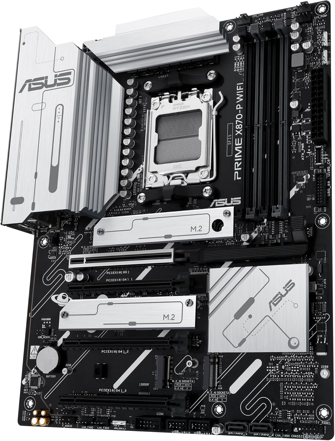 Motherboard Asus Prime X870-P WIFI/ Socket AM5/ DDR5/ PCIe 5.0 - Imagem 6