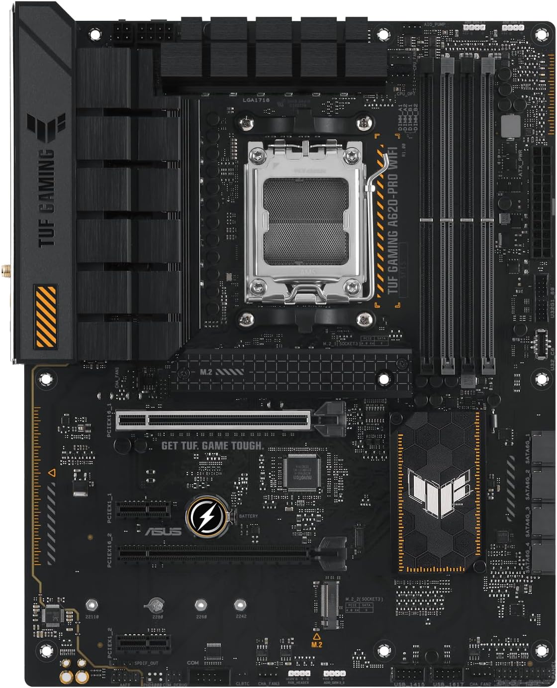 Motherboard Asus TUF GAMING A620-PRO WIFI Socket AM5/ DDR5/ PCIe 4.0