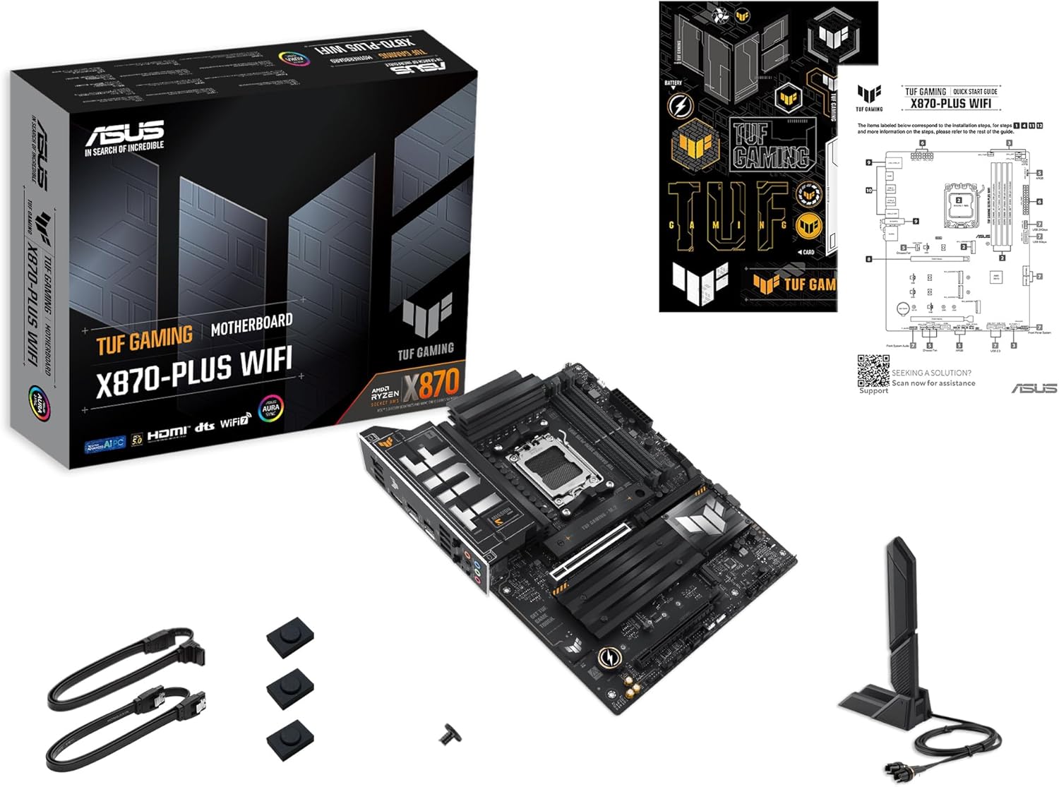 Motherboard Asus TUF GAMING X870-PLUS WIFI/ Socket AM5/ DDR5/ PCIe 5.0 - Imagem 14