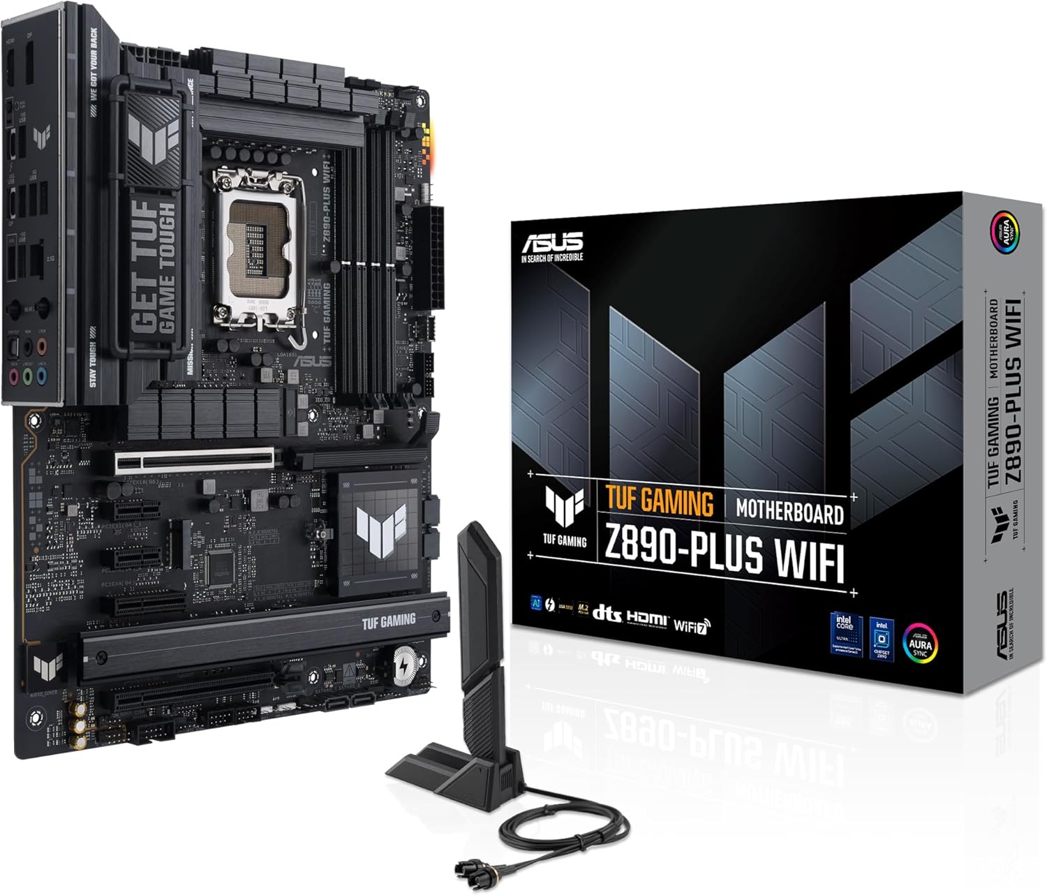 Motherboard Asus TUF GAMING Z890-PLUS WIFI/ Socket 1851/ DDR5/ PCIe 5.0
