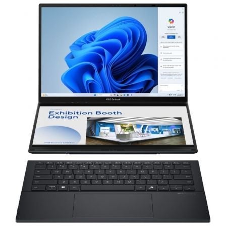 Portátil Convertível Asus ZenBook Duo OLED UX8406CA-QL336W Intel Core Ultra 7-255H/ 32GB/ 1TB SSD/ 14" Tátil/ Win11 - Imagem 2