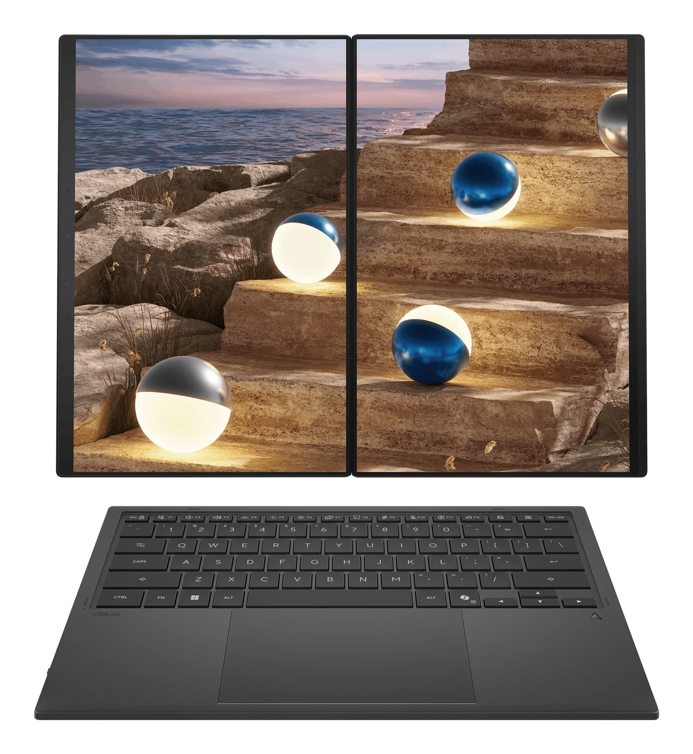 Portátil ASUS ZenBook Duo OLED 14" Intel Core Ultra 9 32GB 1TB SSD 3K 144Hz Táctil Cinzento - Imagem 2