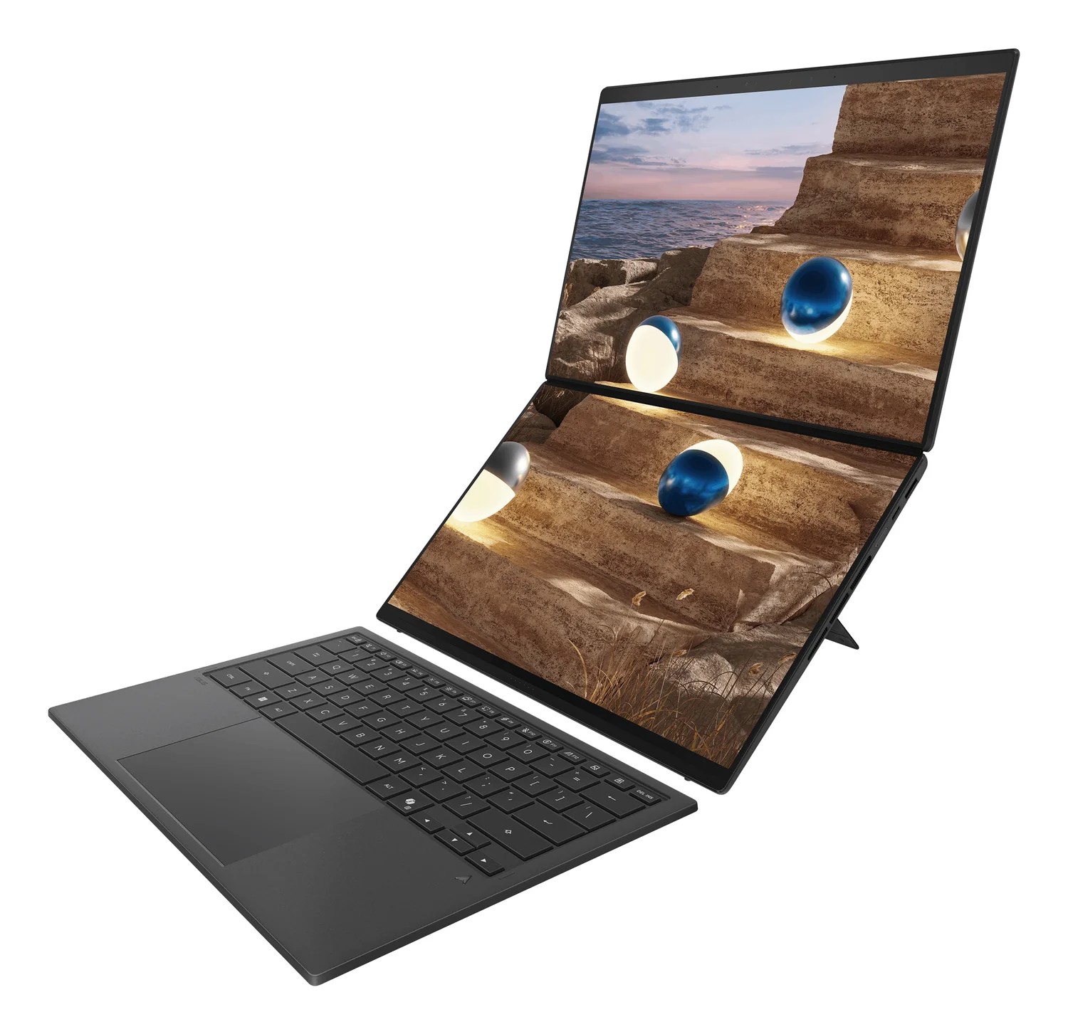 Portátil ASUS ZenBook Duo OLED 14" Intel Core Ultra 9 32GB 1TB SSD 3K 144Hz Táctil Cinzento - Imagem 5