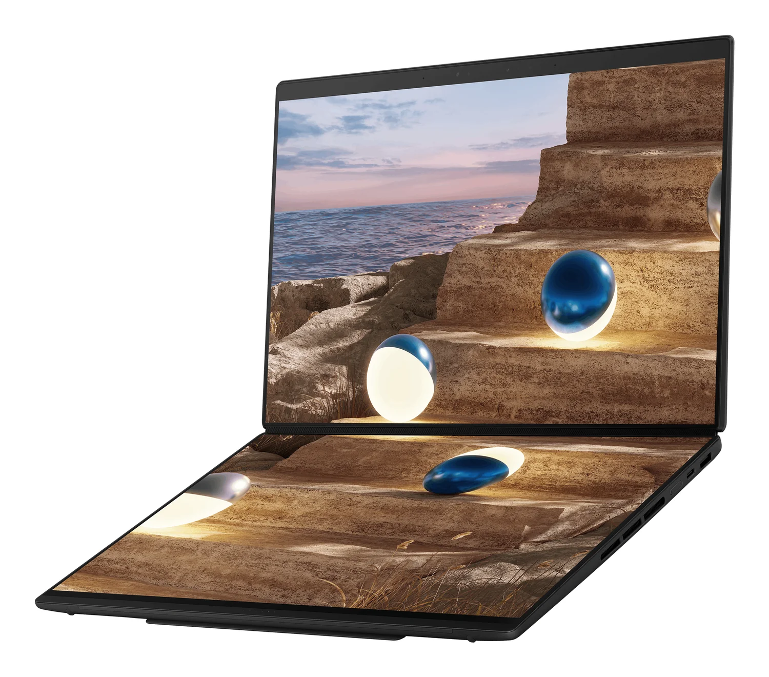 Portátil ASUS ZenBook Duo OLED 14" Intel Core Ultra 9 32GB 1TB SSD 3K 144Hz Táctil Cinzento - Imagem 6