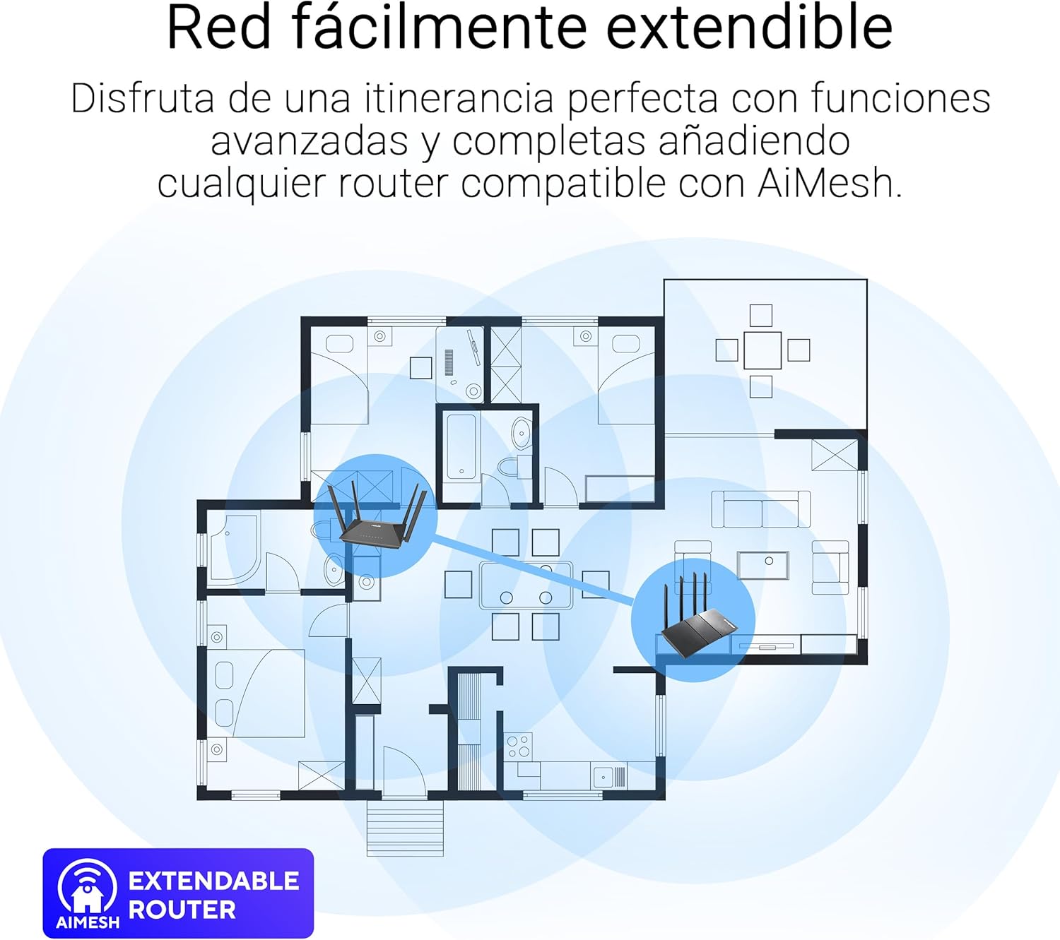 Router Sem Fios Asus RT-AX52 Pro/ WiFi 6/ 3000Mbps/ 2.4GHz 5GHz/ 4 Antenas/ WiFi 802.11ax/ac/n/a/ - n/b/g - Imagem 7