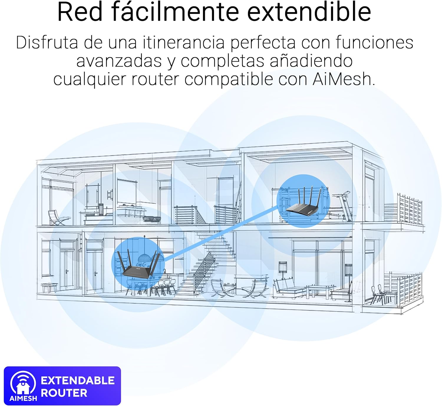 Router Sem Fios Asus RT-AX52 Pro/ WiFi 6/ 3000Mbps/ 2.4GHz 5GHz/ 4 Antenas/ WiFi 802.11ax/ac/n/a/ - n/b/g - Imagem 8
