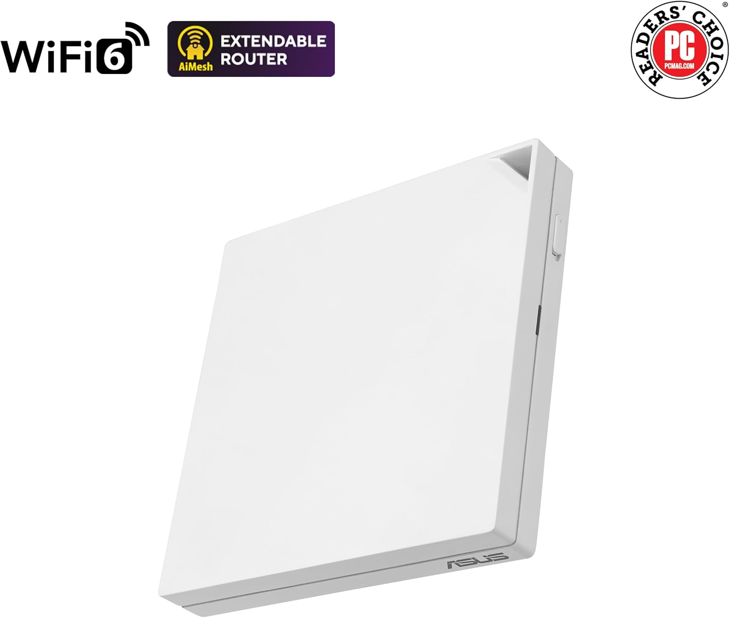 Router Sem Fios Asus RT-AX57 Go/ WiFi 6/ 3000Mbps/ 2.4GHz 5GHz/ 5 Antenas/ WiFi 802.11ax/ac/n/a/ - n/b/g - Imagem 2