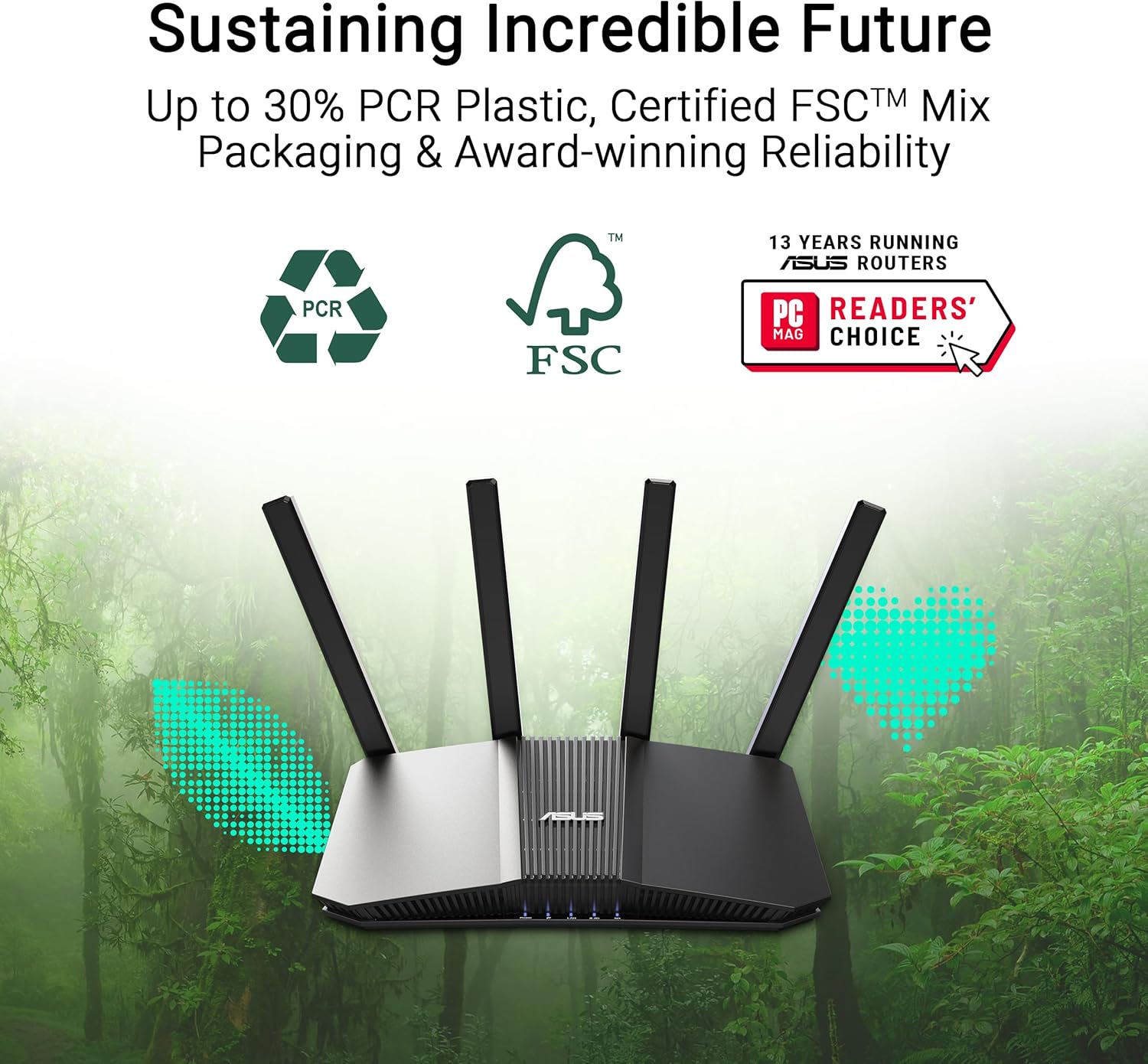 Router Sem Fios Asus RT-BE82U/ WiFi 7/ 6500Mbps/ 2.4GHz 5GHz/ 4 Antenas/ WiFi 802.11be/ax/ac/n/a/ - n/b/g - Imagem 7