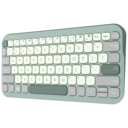 Teclado Sem Fios ASUS Marshmallow KW100 Compacto 75% Bluetooth Verde - Imagem 3
