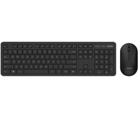 Conjunto de Teclado e Rato Sem Fios ASUS CW100 2.4GHz DPI Ajustável Design Compacto Preto