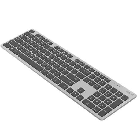 Combo Teclado e Rato Wireless ASUS W5000 2.4GHz 11mm Ultrafino Silencioso Cinza - Imagem 4