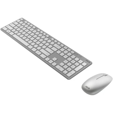 Conjunto Teclado e Rato ASUS W5000 Wireless 2.4GHz Ultra-fino 11mm Branco - Imagem 2