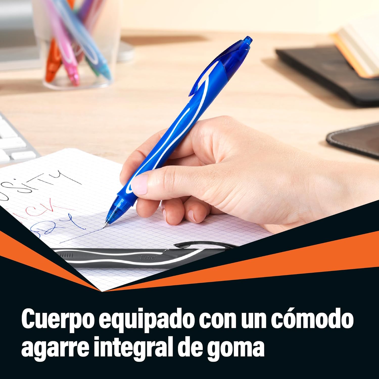 Canetas de Tinta de Gel Retráteis Bic Gelocity Quick Dry 964769/ 6 unidades/ Sortidos - Imagem 2